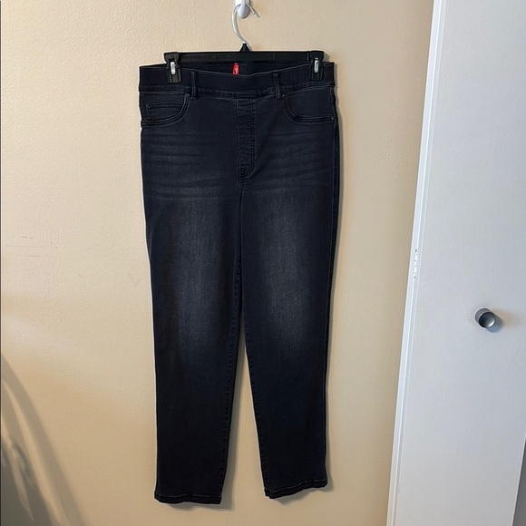 Spanx Denim Straight Leg Pull On Stretch Jeans - Picture 1 of 8